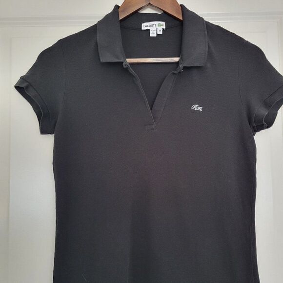 Lacoste polo shirt, size 38, Black color‎ - Picture 1 of 7